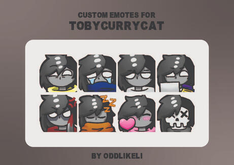 Emotes for TobyCurryCat